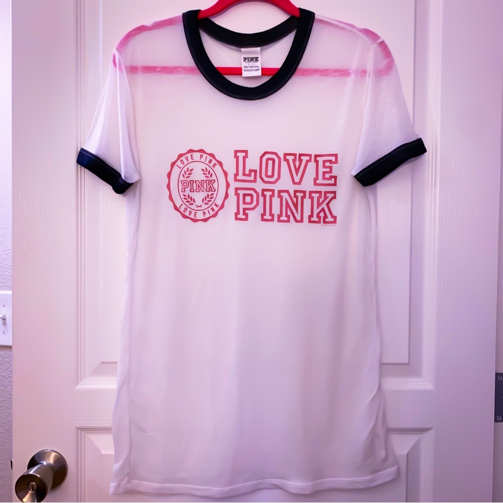 Victoria's Secret VS PINK T-Shirt with Black Trim